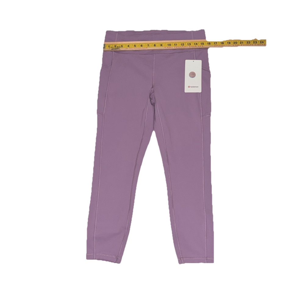LULULEMON INVIGORATE HIGH RISE LEGGING 25” WITH POCKETS JUBILEE COLOR SIZE 12 - Picture 3 of 7